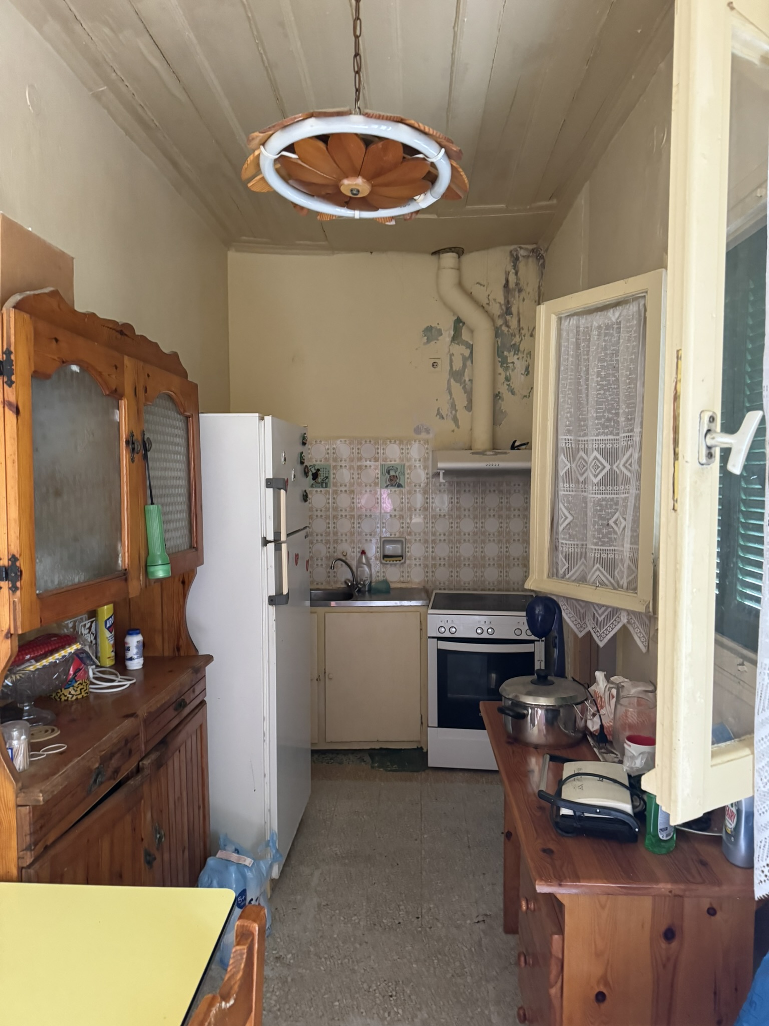 Kitchen of waterfront house for sale in Ithaca Greece, Vathi