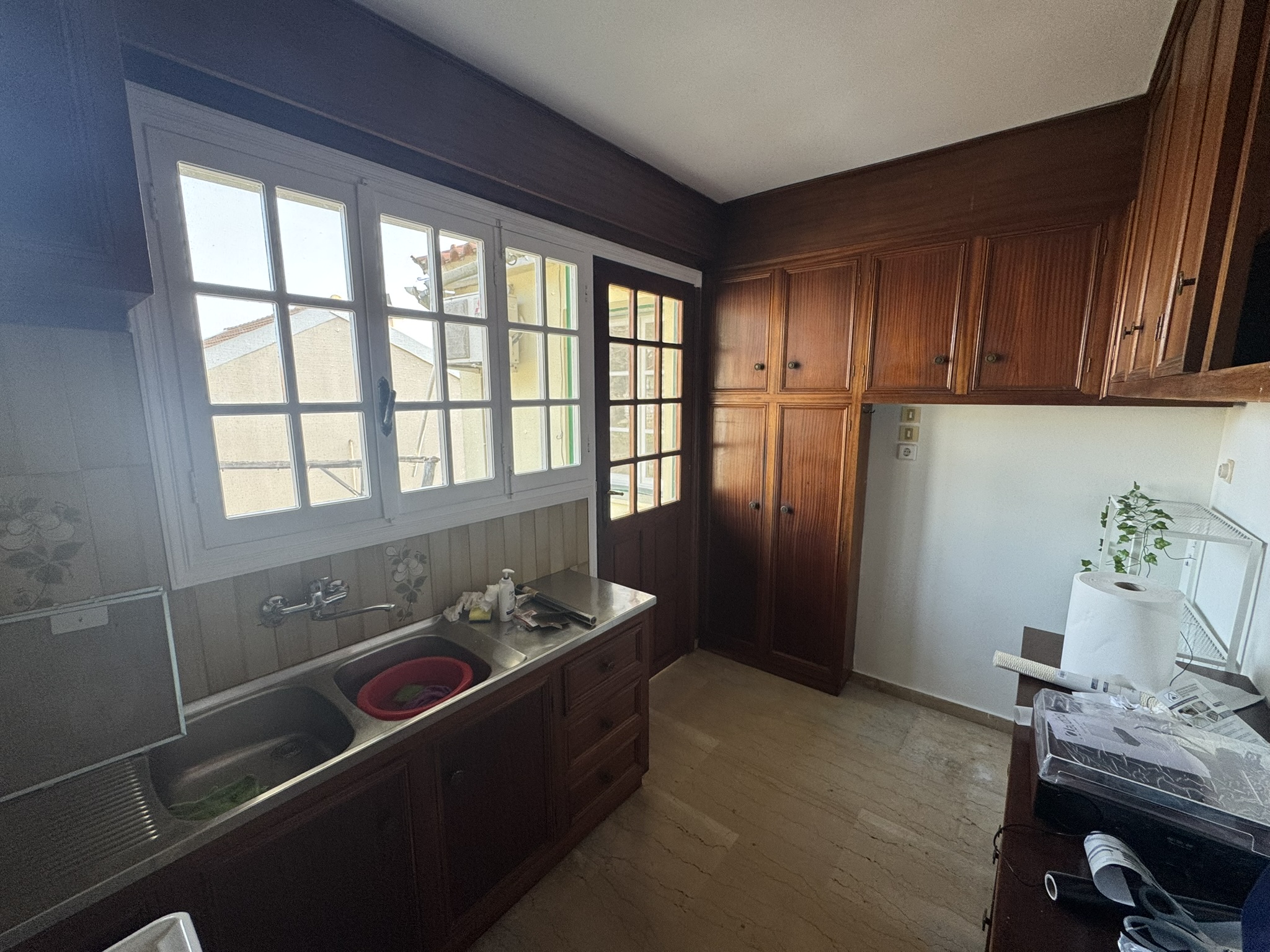Kitchen area of house for sale in Ithaca Greece, Perachori