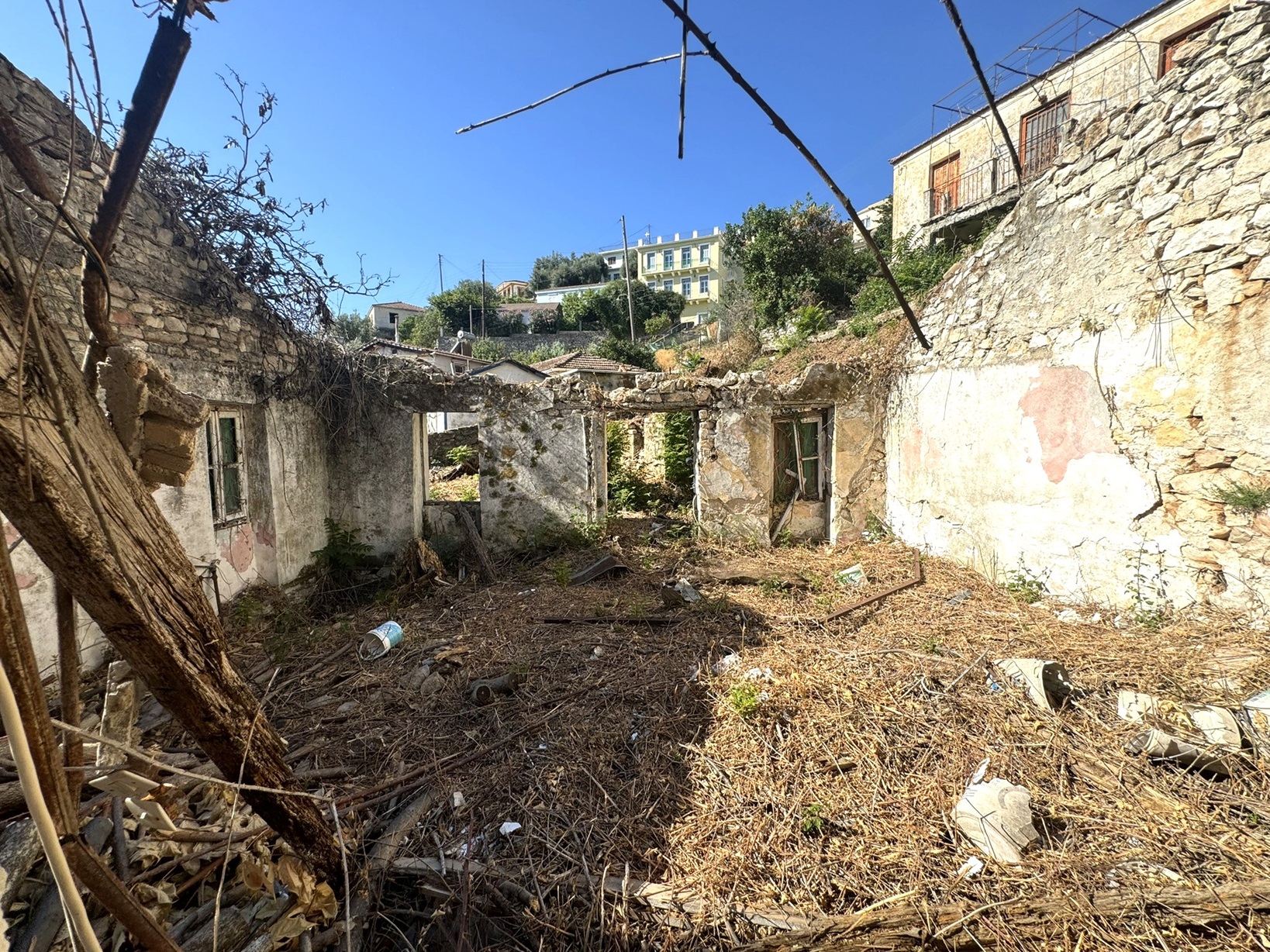 Ruin for sale in Ithaca Greece, Vathi