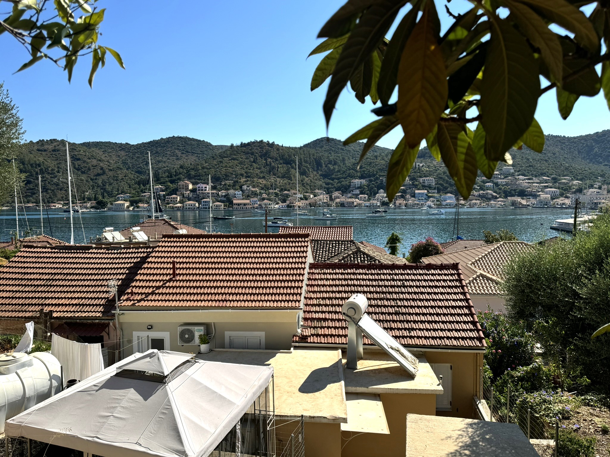 Sea views from ruin for sale in Ithaca Greece, Vathi