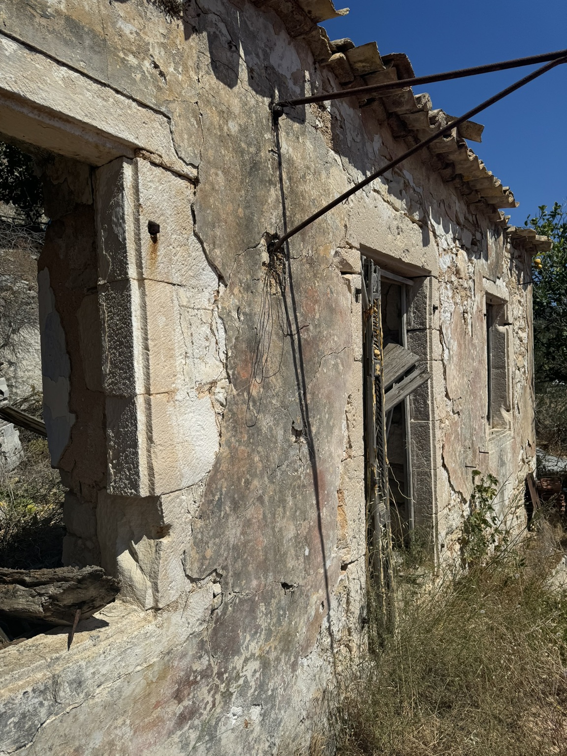 Front of ruin with sea views for sale in Ithaca Greece, Vathi