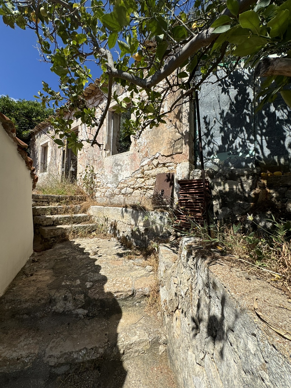 Access footpath to ruin for sale in Ithaca Greece, Vathi