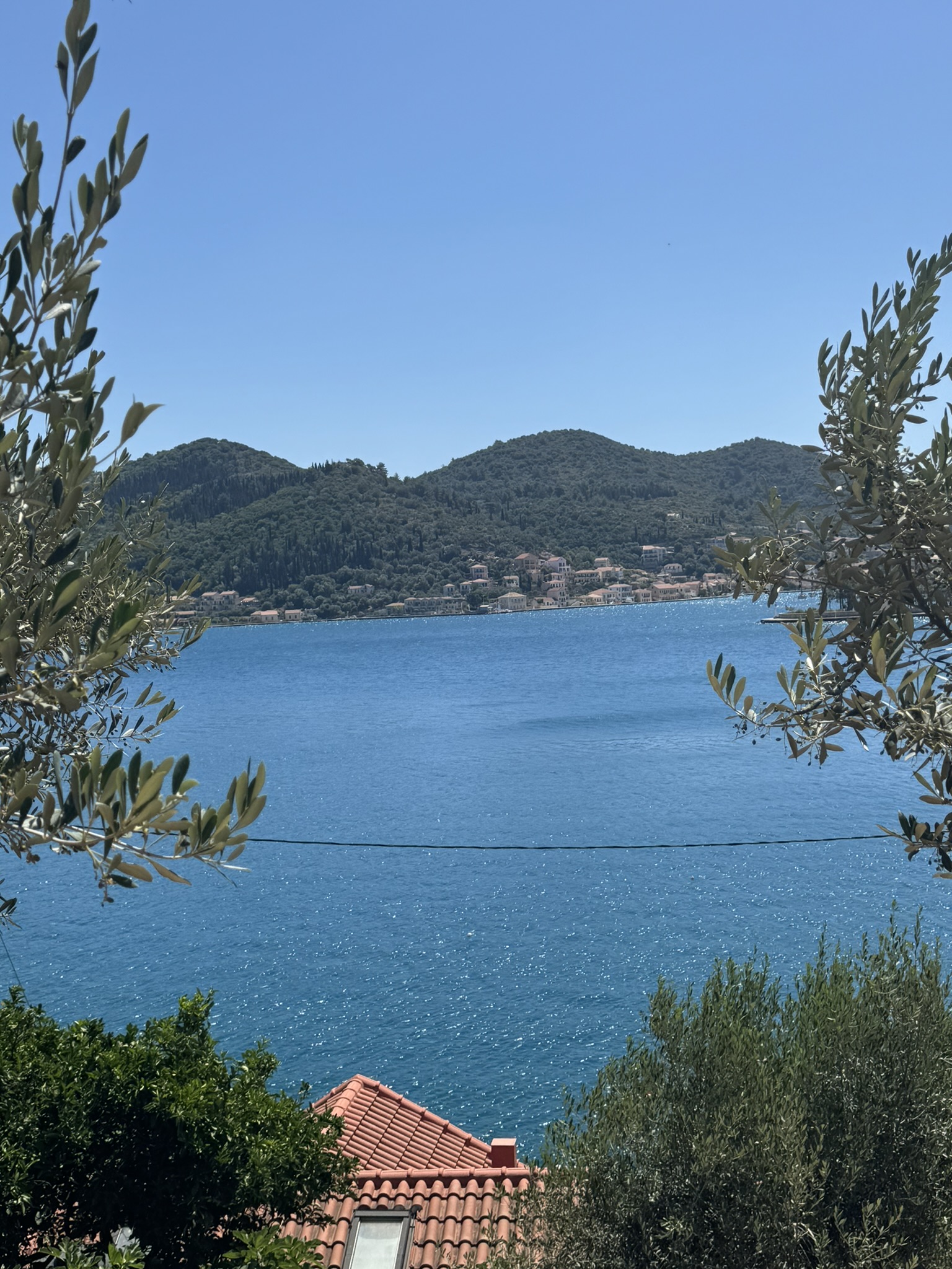 Sea views from ruin for sale in Ithaca Greece, Vathi