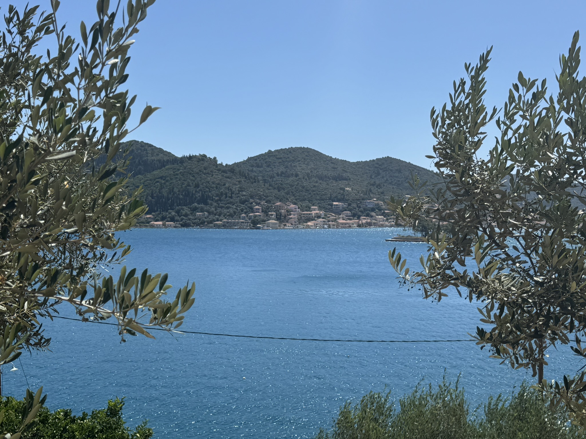 Sea views from ruin for sale in Ithaca Greece, Vathi