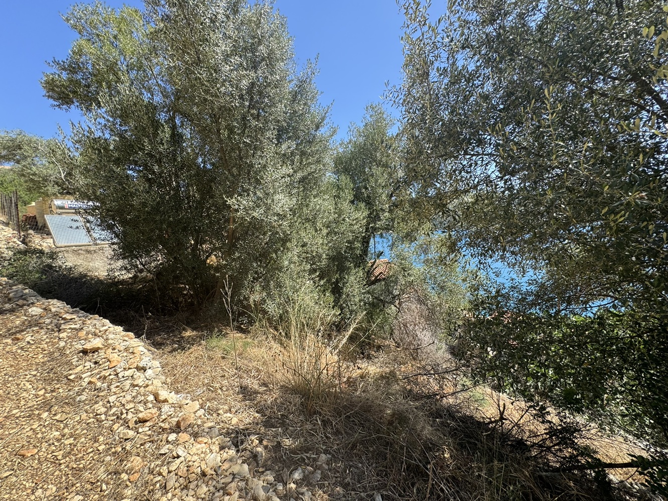 Terrain and landscape of ruin for sale in Ithaca Greece, Vathi