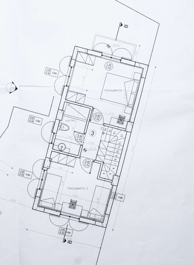 Aerial view of house for sale Ithaca Greece, Ag Saranda