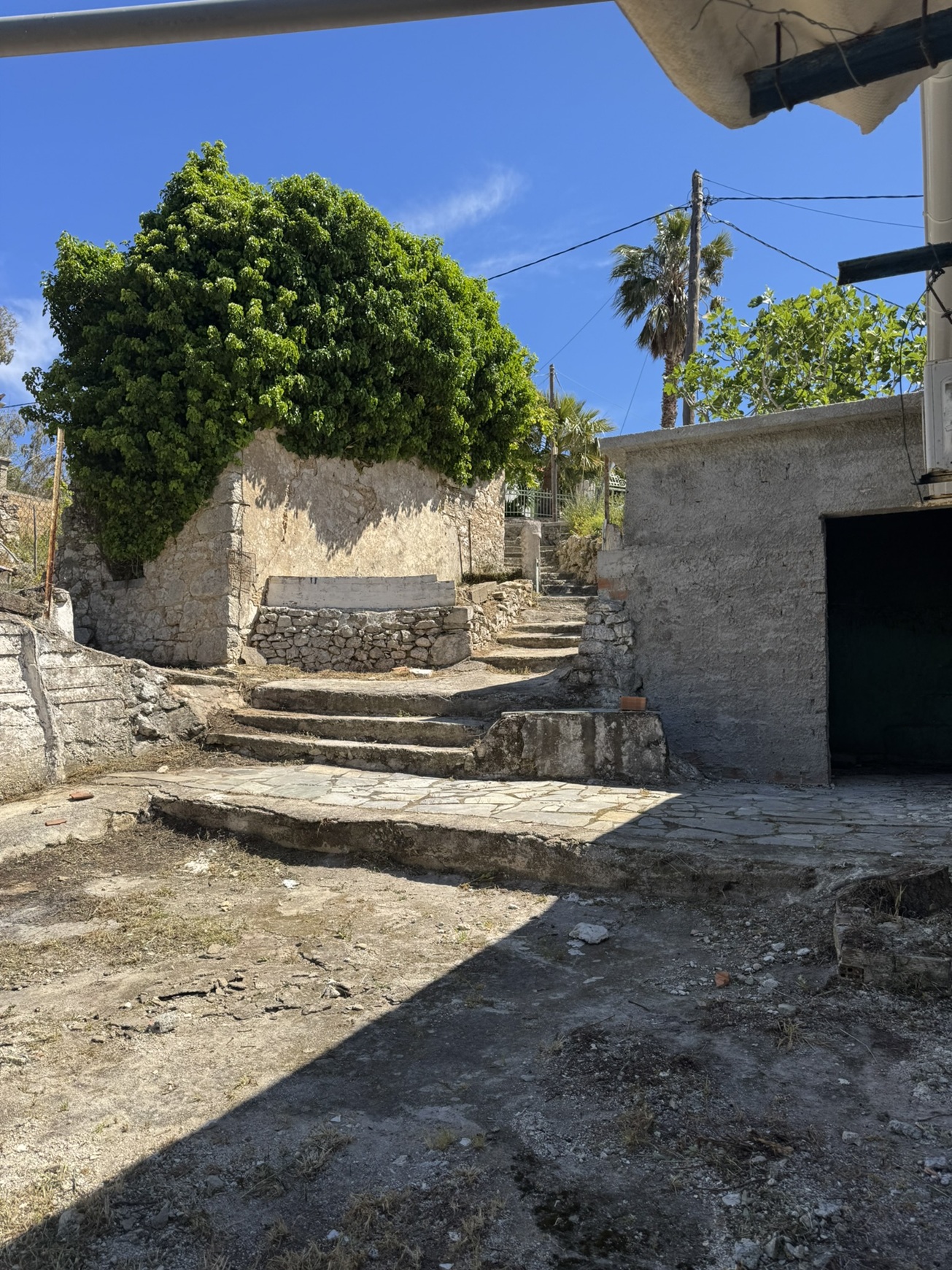 Outside area of house for sale in Ithaca Greece, Exoghi