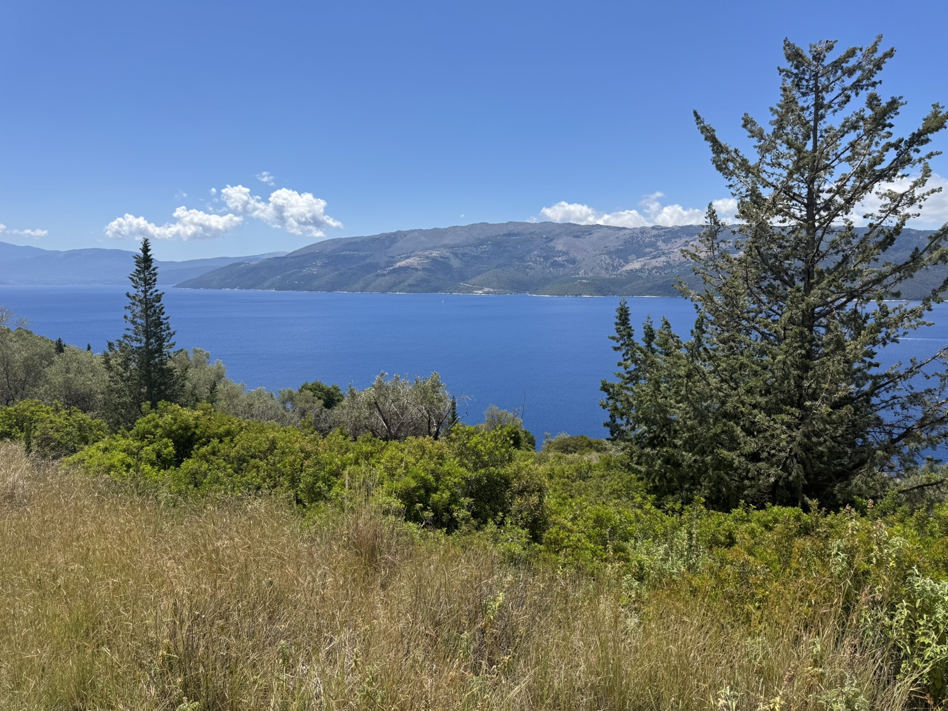 Views from land for sale in Ithaca Greece, Ag. Yiannis