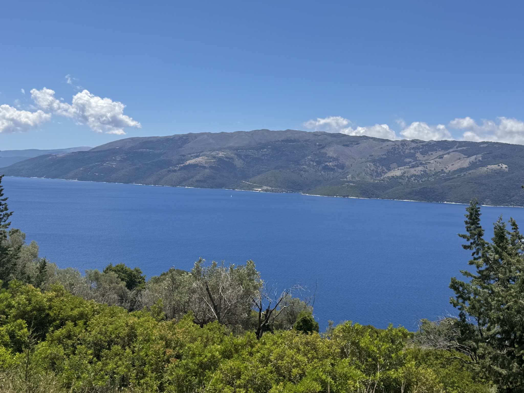 Views from land for sale in Ithaca Greece, Ag. Yiannis