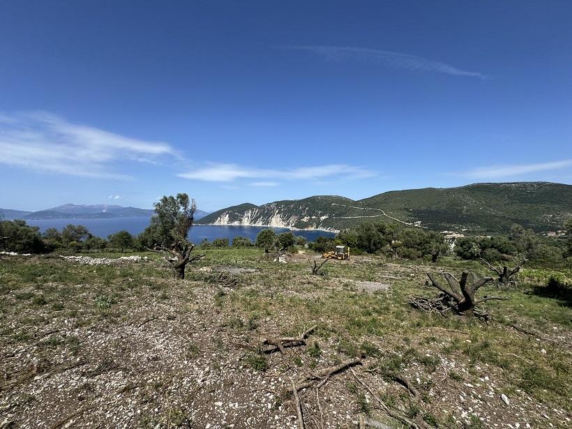 Views from land for sale in Ithaca Greece, Kolleri