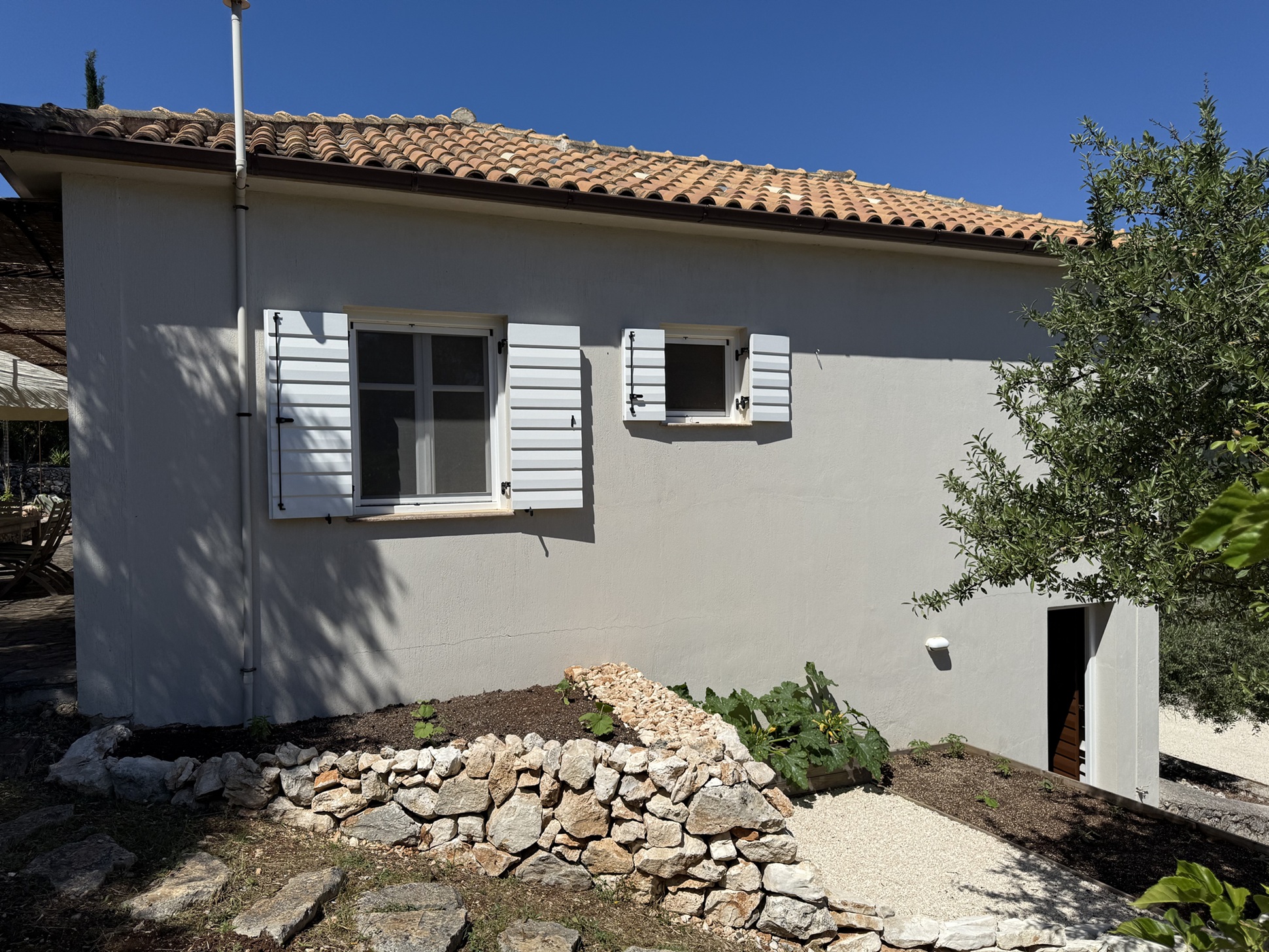 Outside of house for sale in Ithaca Greece, Stavros
