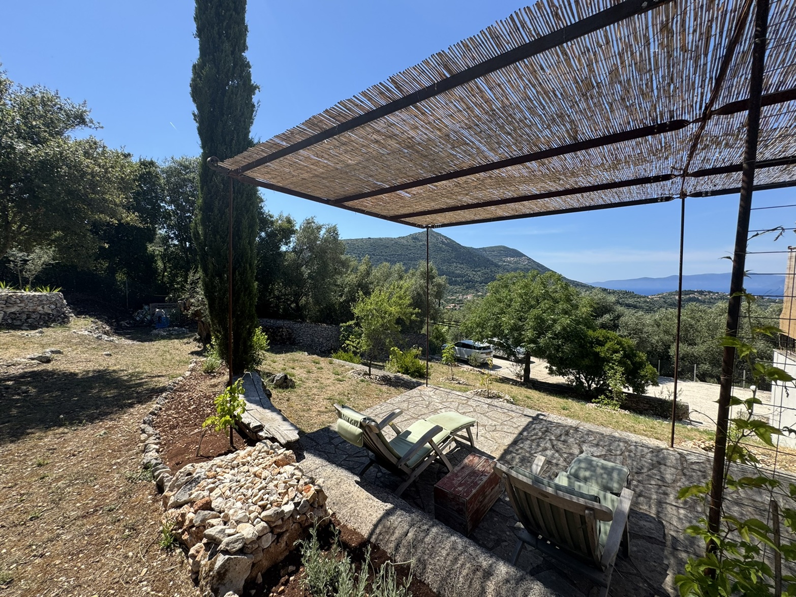 Outside areas of house for sale in Ithaca Greece, Stavros