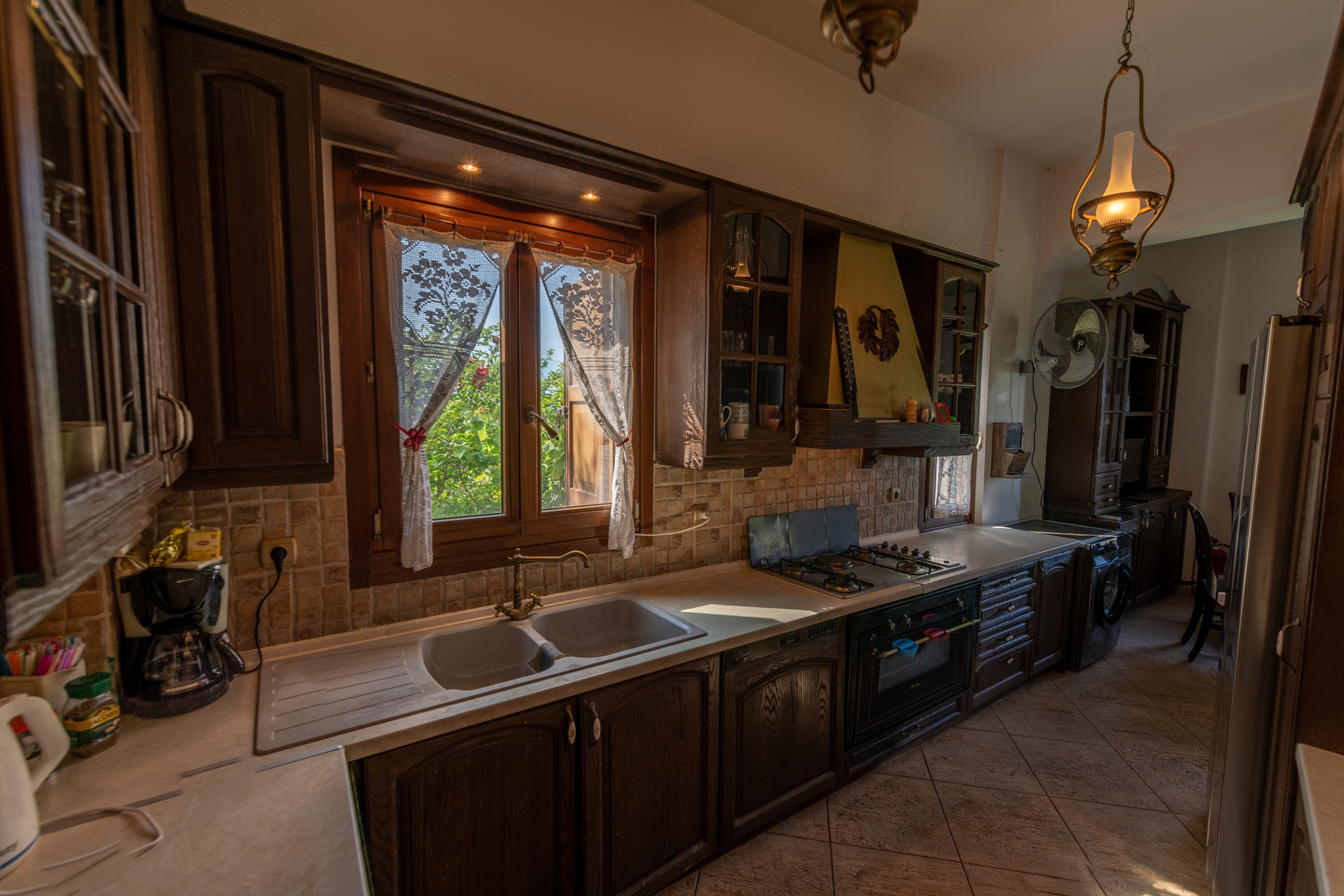 Kitchen area of house for rent in Ithaca Greece, Pilikata