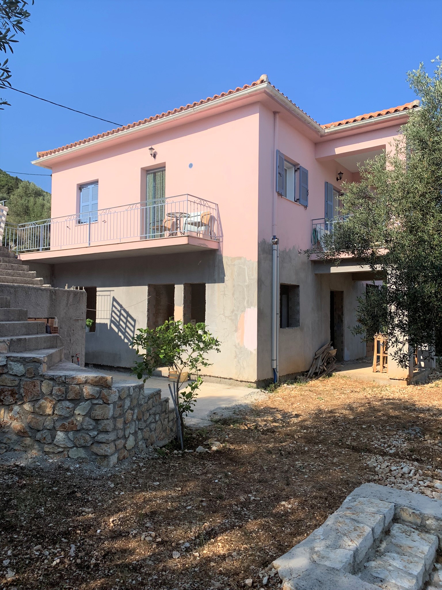 External view of house for rent in Ithaca Greece, Stavros