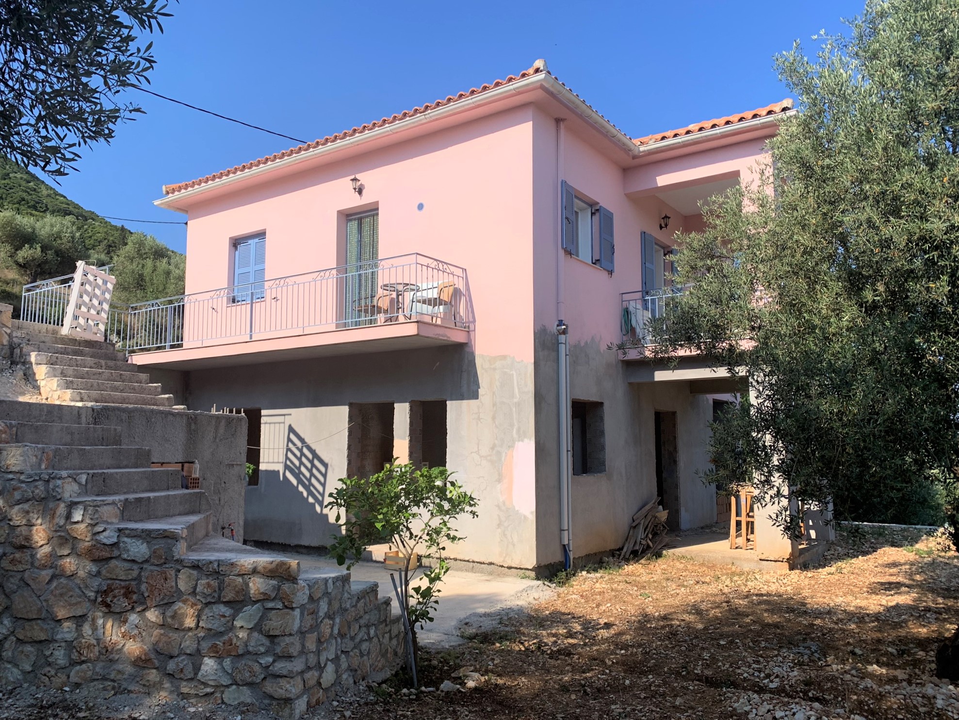 External view of house for rent in Ithaca Greece, Stavros