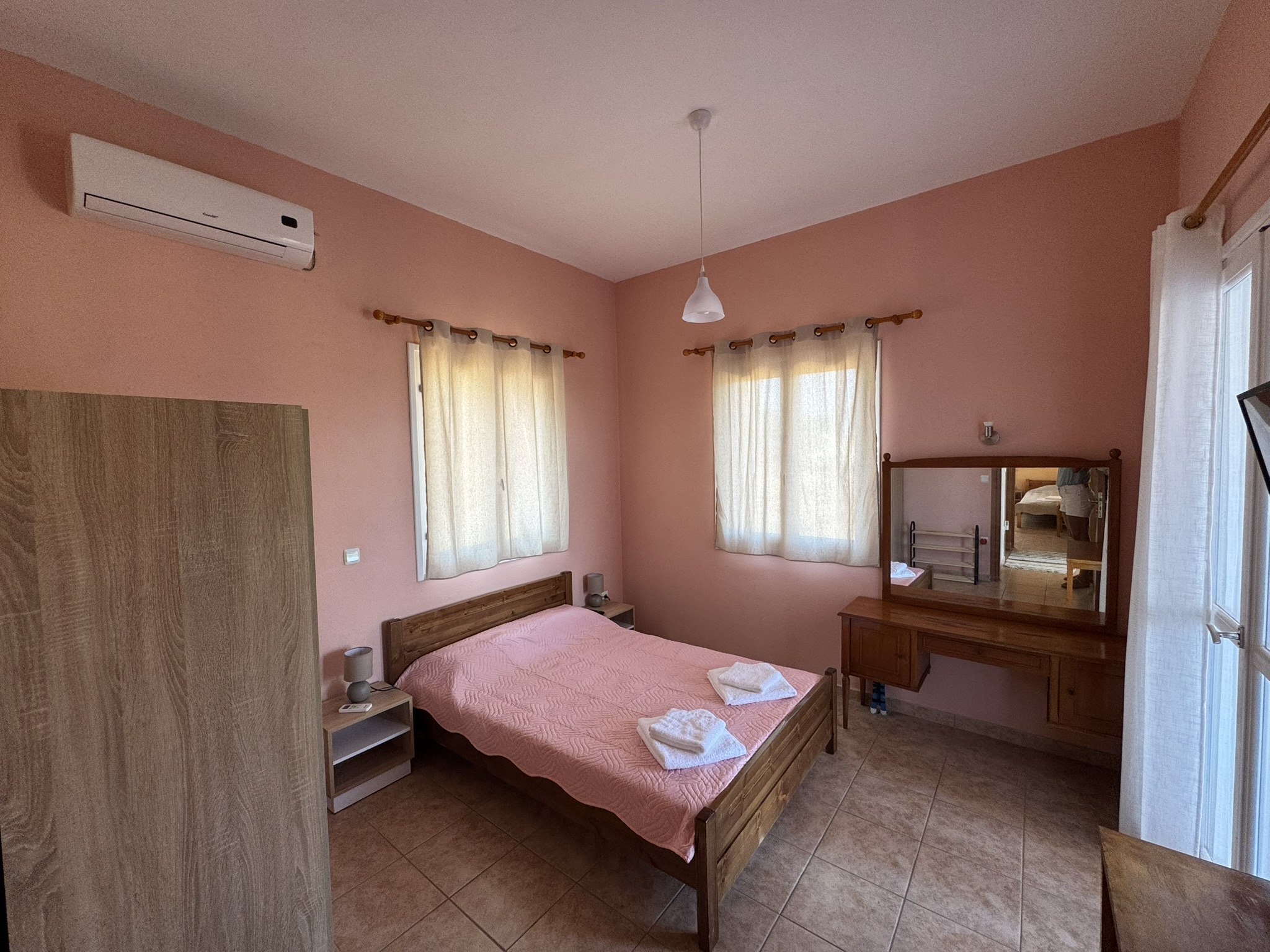 Double bedroom of house for rent in Ithaca Greece, Stavros