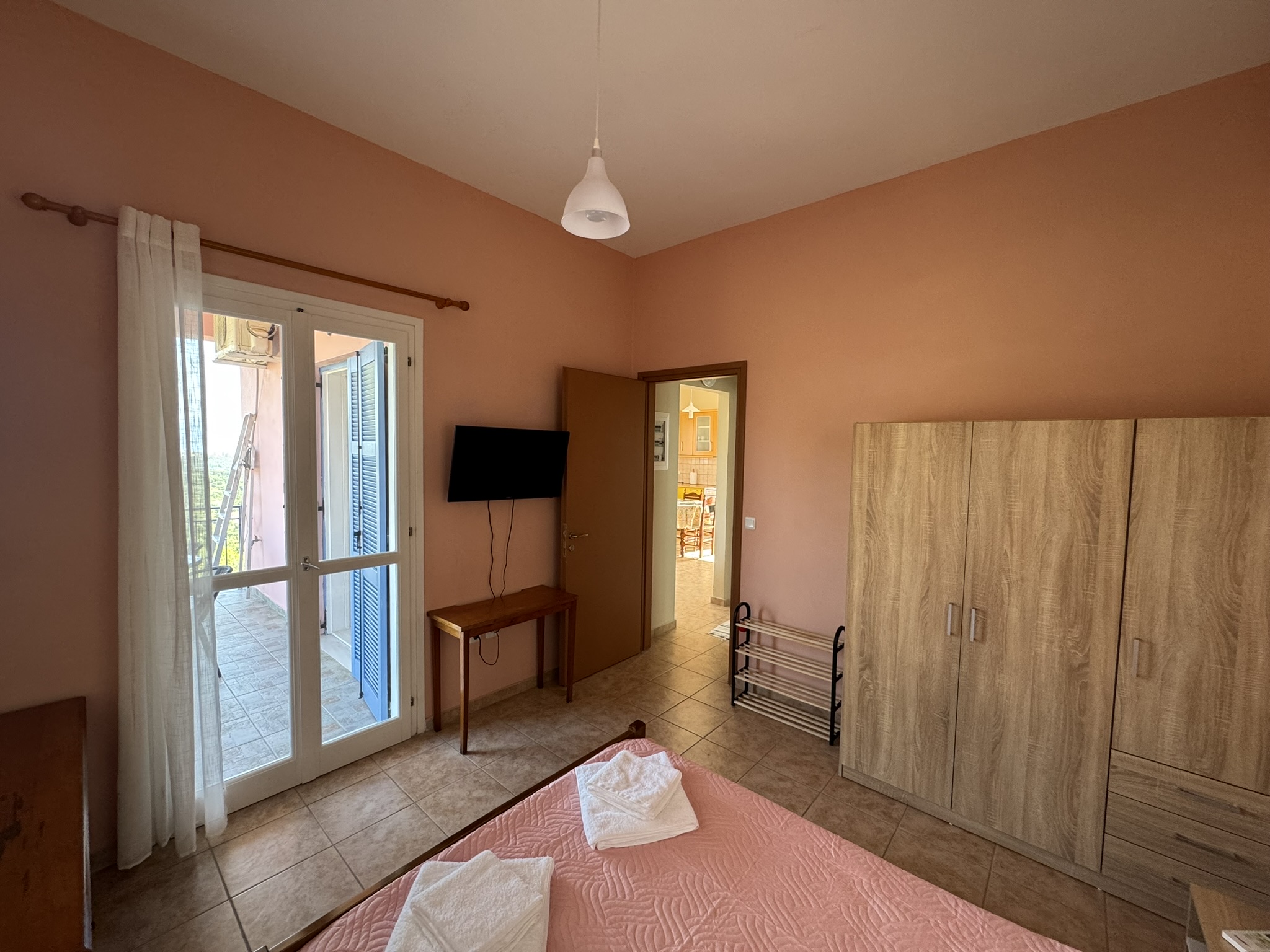 Double bedroom of house for rent in Ithaca Greece, Stavros
