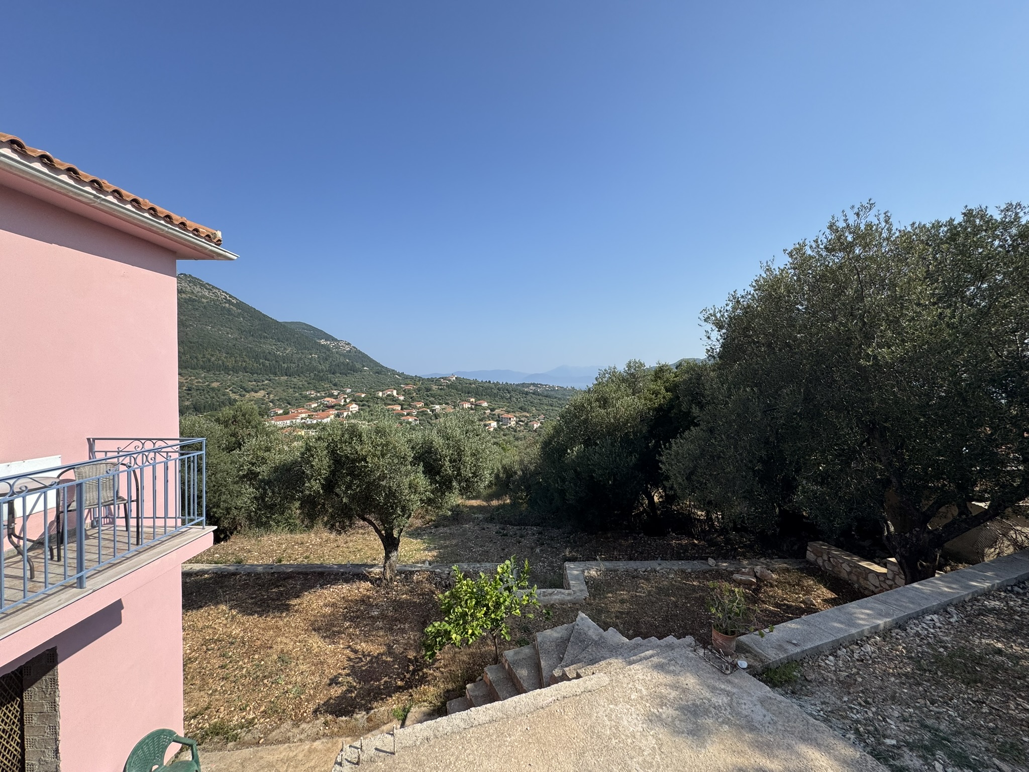 Outside area of house for rent in Ithaca Greece, Stavros