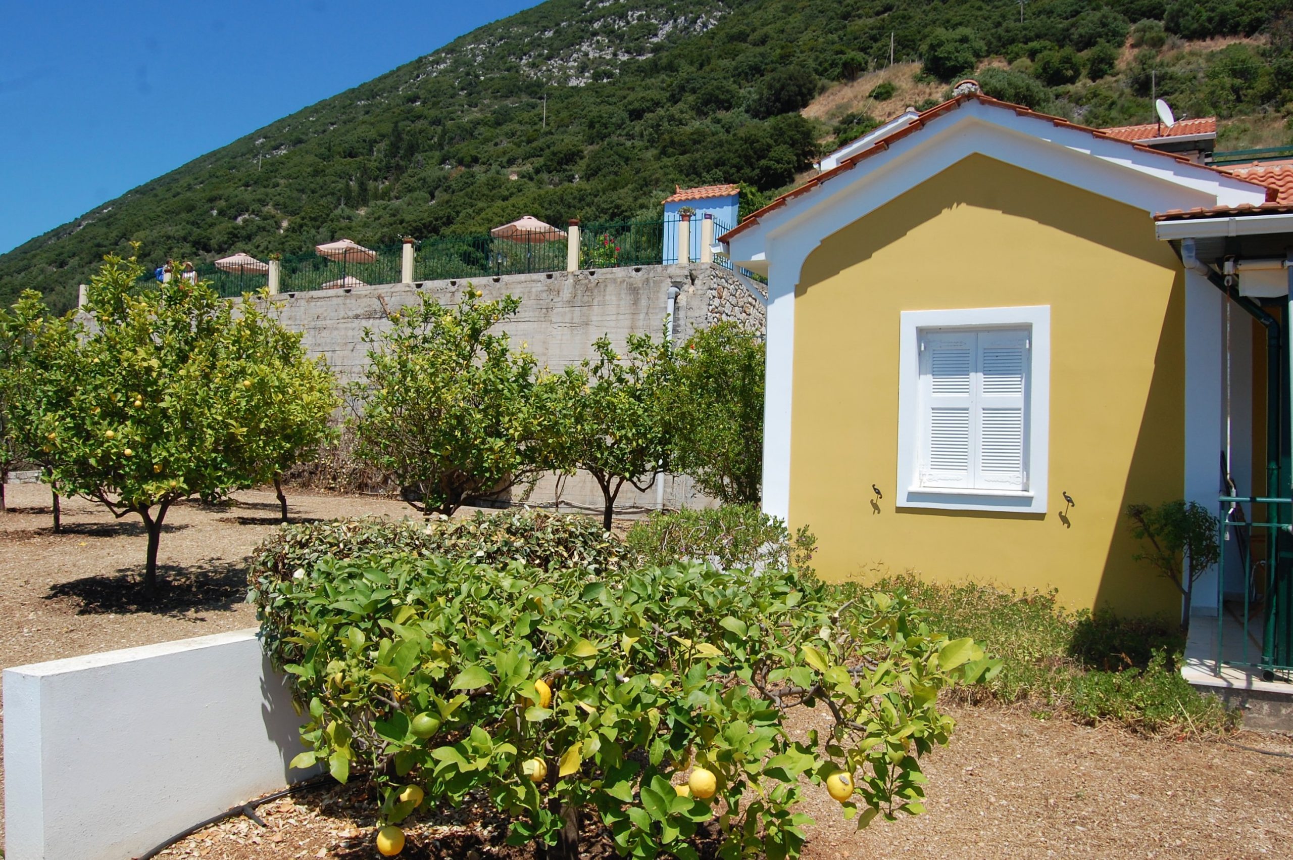 Exterior of cottages for sale in Ithaca Greece, Stavros