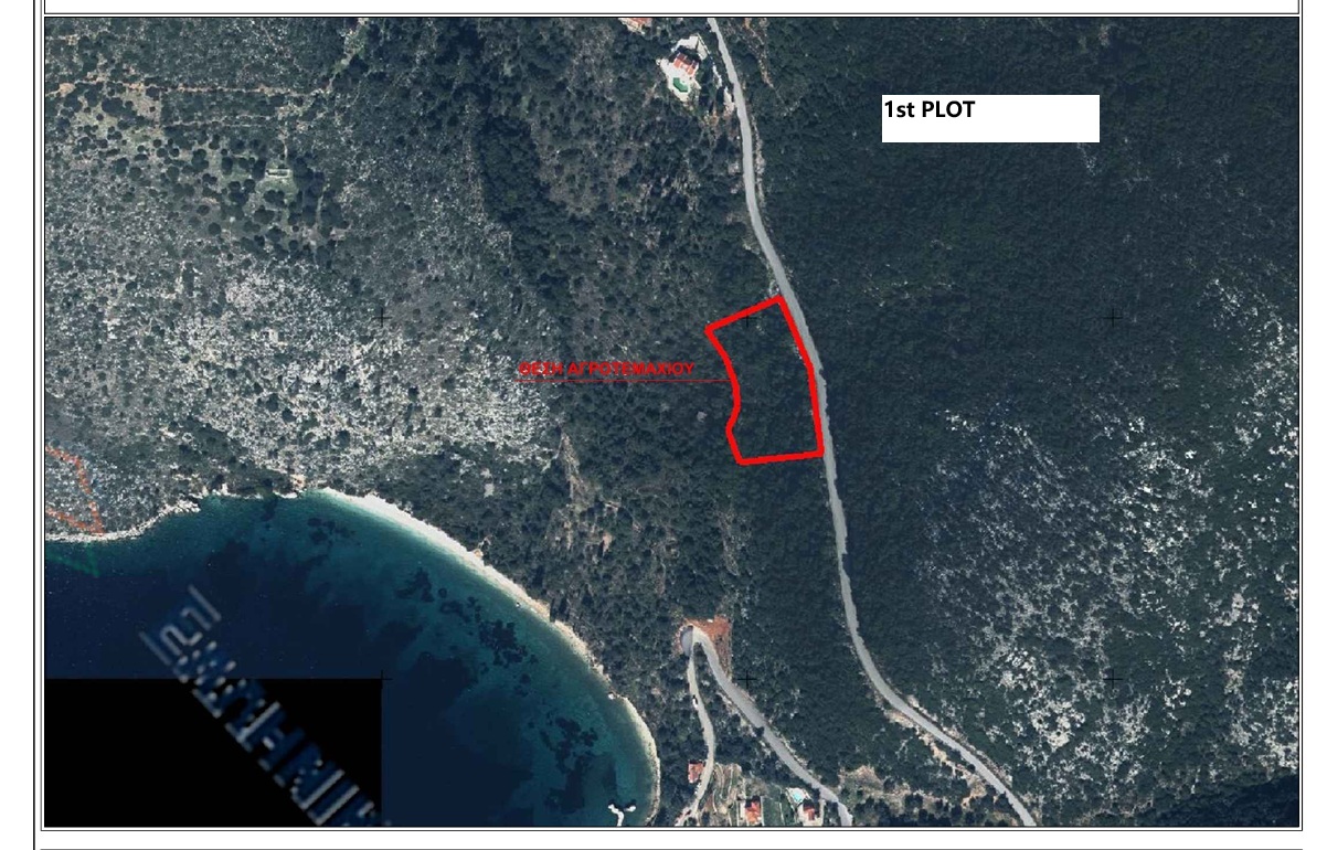 Sea views from land for sale in Ithaca Greece, Piso Aetos
