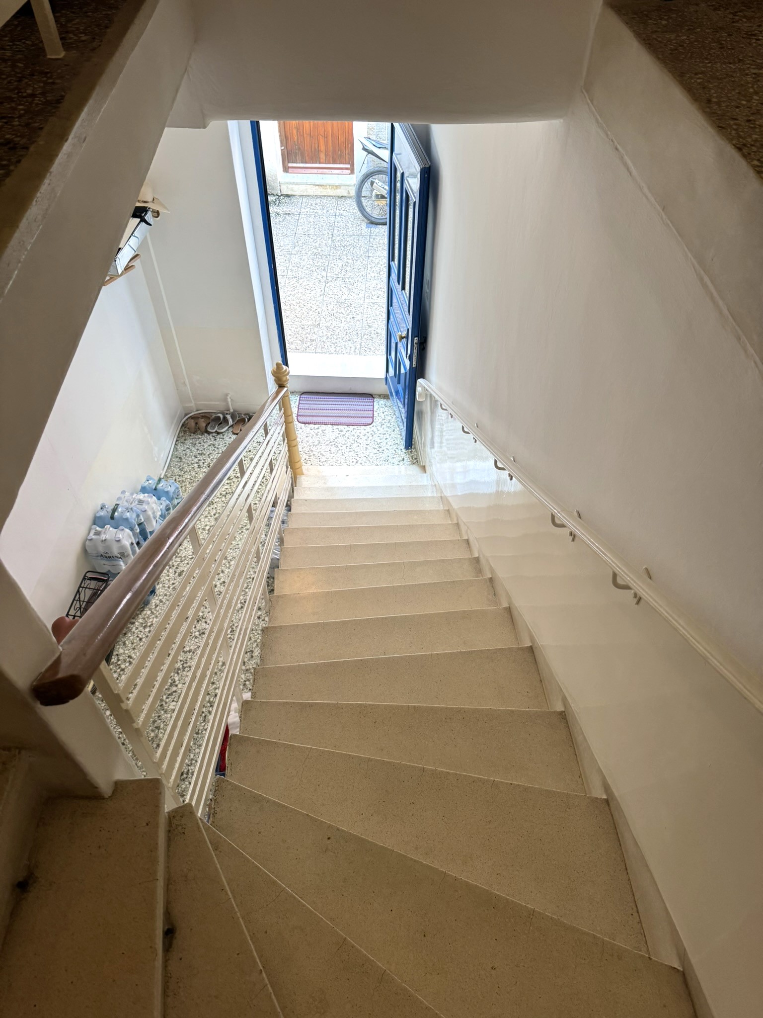 Internal stairs of house for sale in Ithaca Greece, Vathi