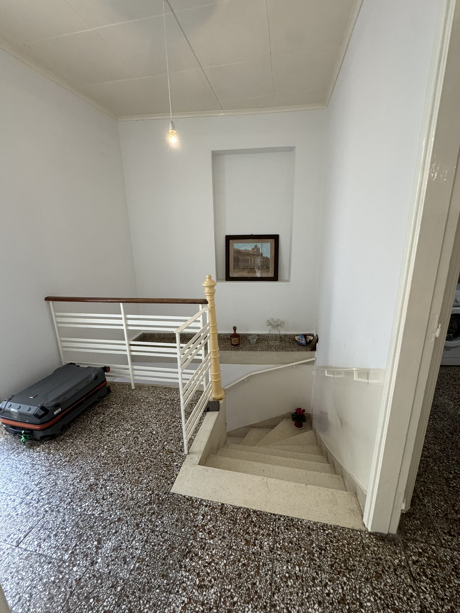 Internal stairs of house for sale in Ithaca Greece, Vathi